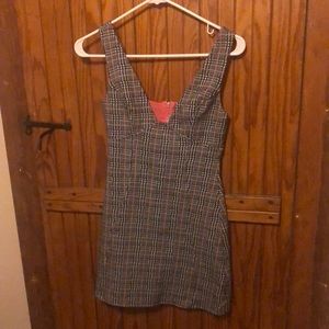 Zara Plaid Mini Dress